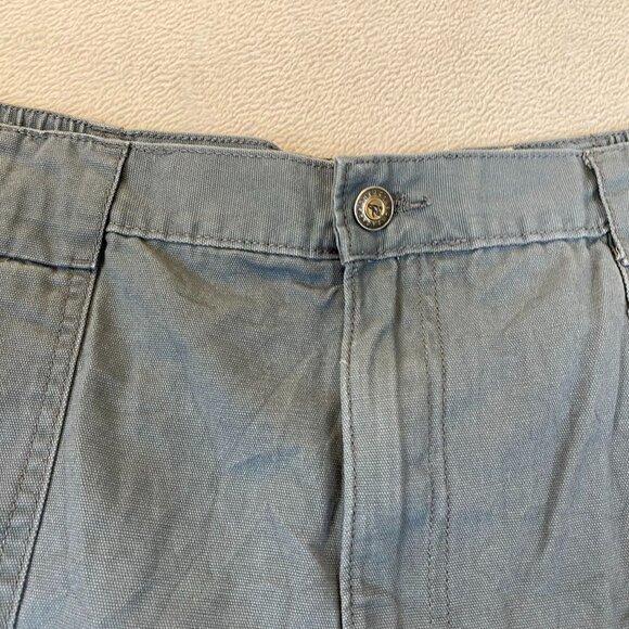 Red Head Mens Cargo Shorts Beige & Gray Elastic Waist Size 46 100% Cotton - Picture 15 of 16